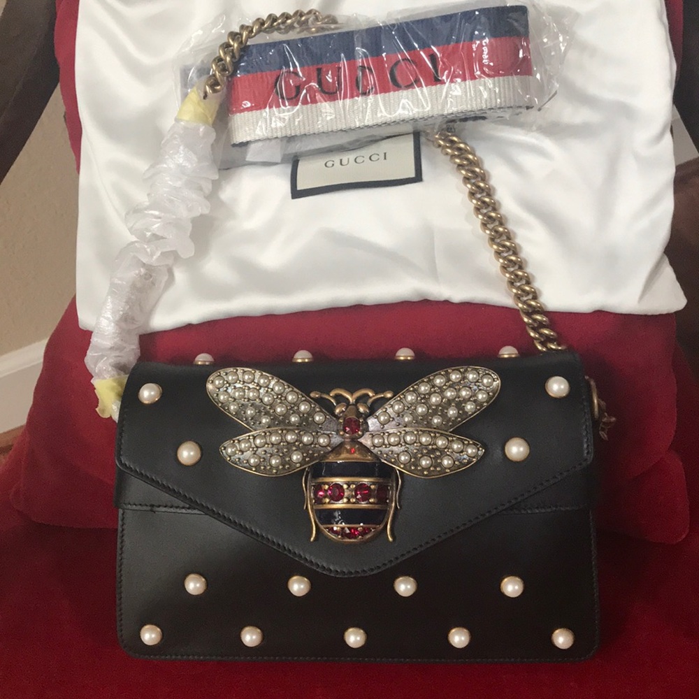 Brand new Gucci Royal Bumblebee crystal bag